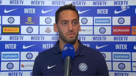 Calhanoglu a ITV: "Bello rivedere i nostri tifosi dopo tre mesi. Gli obiettivi sono sempre gli stessi"