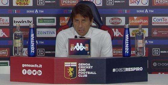 Conte in conferenza: "Rammarico per i punti persi con Sassuolo e Bologna. Lukaku atipico, Messi fantacalcio"