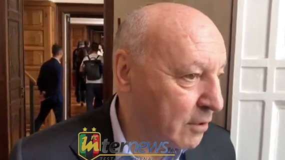 VIDEO - Marotta: "La proprietà vuole fortemente lo stadio. Derby? Capita..."