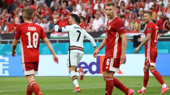 Il Portogallo supera l'Ungheria nel finale: a Budapest è 3-0 per CR7 e soci