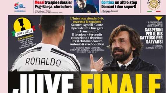 Prima pagina GdS - Juve, finale... e veleni. Inter, ora resta lo scudetto