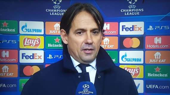 Inzaghi a Sky: "Tante cose buone ma torniamo sconfitti. Barella ha capito l'errore"