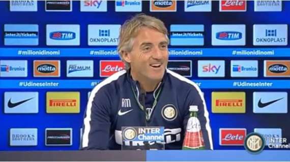 Inter-Lazio, domani alle 15 Mancini in conferenza 