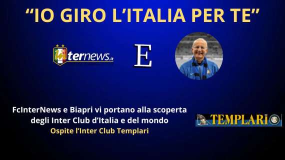 Rivivi la diretta! "IO GIRO L'ITALIA PER TE", ospite l'INTER CLUB TEMPLARI. La VIGILIA di FEYENOORD-INTER