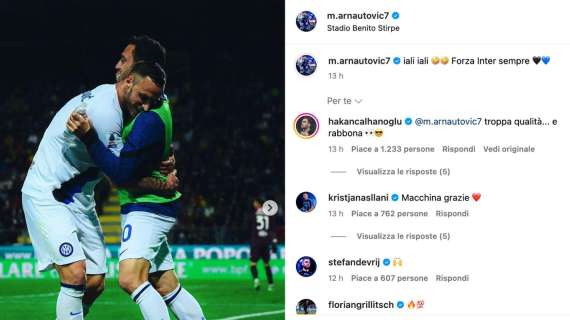 Arnautovic timbra il quinto gol stagionale e festeggia con "Iali Iali". Poi parte siparietto con Calha e Aslla