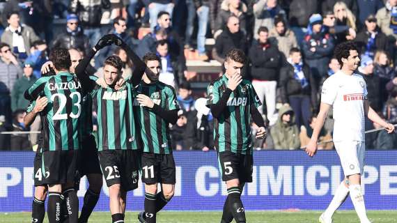 Primi punti e primi gol in A del Sassuolo sull'Inter