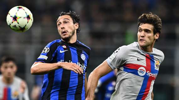 Barcellona, Marcos Alonso: "Usciti per il pareggio contro l'Inter? Basta. Lavoriamo per migliorare"