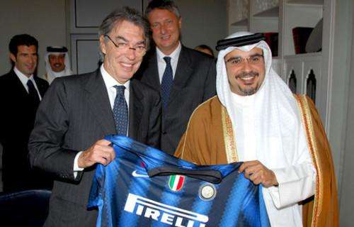 Incontro in Bahrein tra Moratti e il re H.M. King Hamad