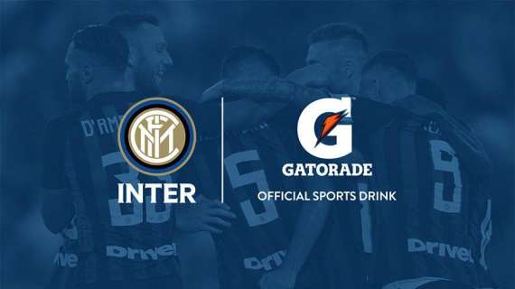 Inter, Gatorade official sports drink. Brambilla: "Nel gruppo dei top club legati a questo brand"