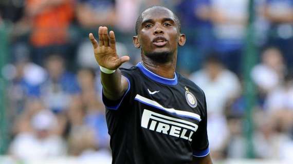 Da Bari: striscioni di ringraziamento a Samuel Eto'o