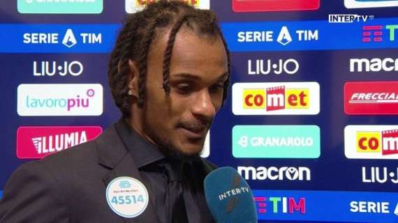 Lazaro a InterTV: "Felice per la vittoria e per la mia prestazione. Adesso avanti così"