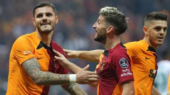 Icardi, gol e assist per Mertens. Ma il Galatasaray viene rimontato dall'Alanyaspor