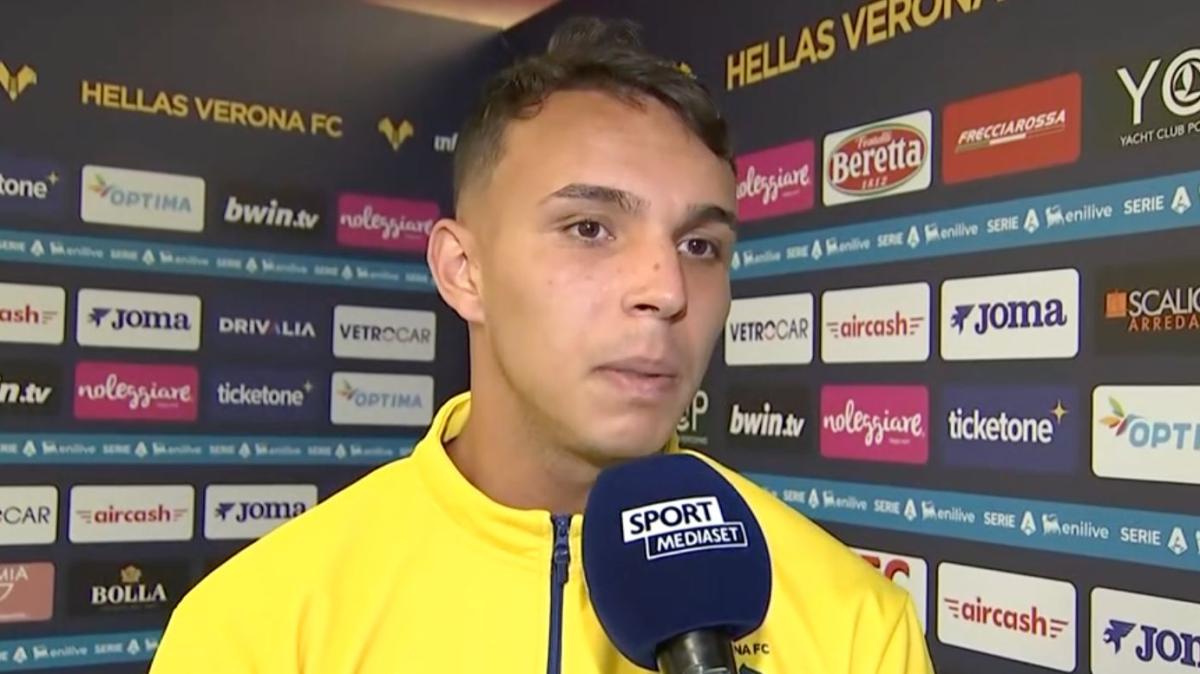 Verona, Giovane a SM: "Gol molto importante perché segnato contro una squadra e un difensore di livello mondiale"