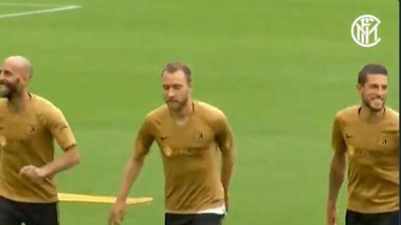 VIDEO - L'Inter torna a San Siro: il video dell'allenamento odierno