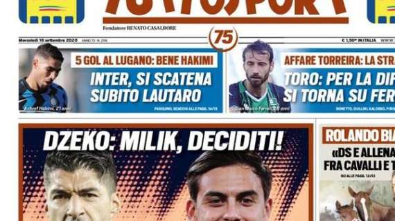 Prima TS - Inter, si scatena subito Lautaro: 5 gol al Lugano, bene Hakimi