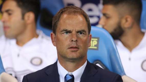 De Boer: "Nei top-club come l'Inter conta solo vincere"