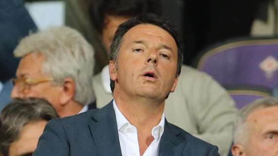 Inter sconfitta, esulta anche Renzi: "Bello tornare dopo tanti anni a San Siro. Grazie Fiorentina"