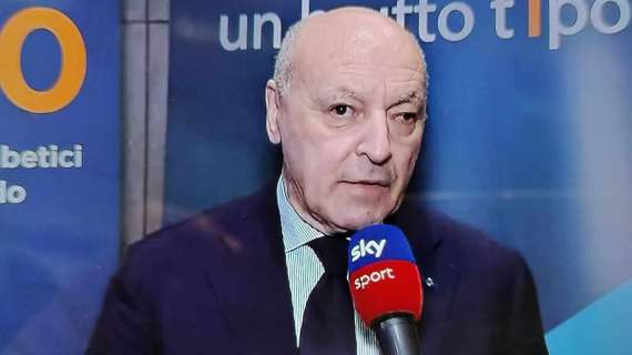 Marotta: "Ottimista per i rinnovi, i giocatori sono attaccati all'Inter. Il derby d'Italia adesso ha più appeal"