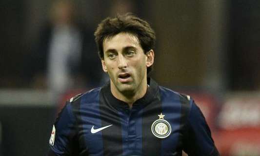 CdS - Milito, per il derby è dura: tornerà con la Lazio