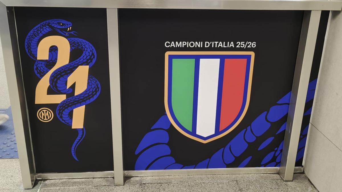 Giro Milano per te, e arrivo alla metro Tricolore... tutta nerazzurra!