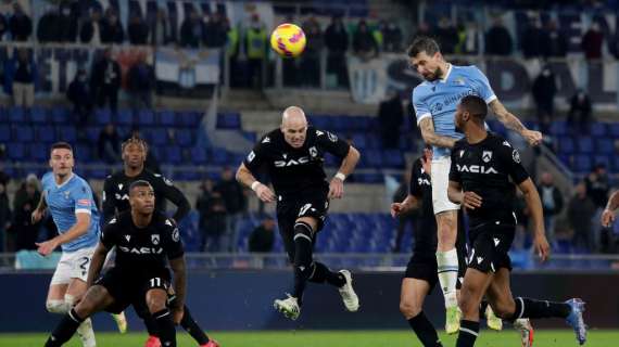 Serie A, girandola di emozioni in Lazio-Udinese: finisce 4-4 al 100'