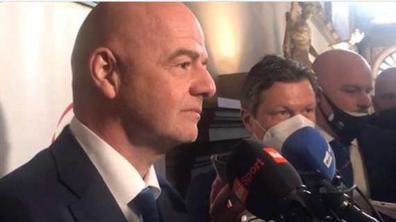 Infantino: "La Juve ha perso e l'Inter ha vinto, sono contento anche io"