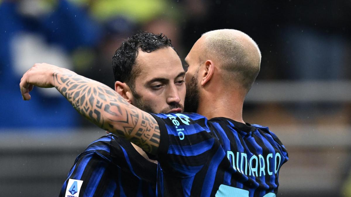 Pagelle TS - Bastoni il migliore in difesa, Calhanoglu da 8, Barella arruffone. Sozza e Comuzzo, stesso votaccio