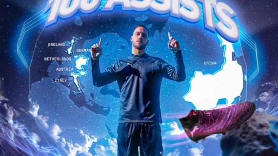 "Meglio dare che ricevere". Marko Arnautovic e Puma celebrano il traguardo dei 100 assist