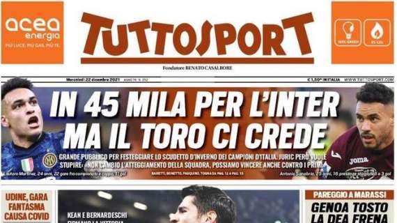 Prima TS - In 45mila per l'Inter, ma il Toro ci crede