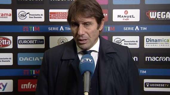 Conte a InterTV: "L'Udinese ha fatto la sua gara, serviva più precisione sotto porta. Ora testa al Milan"