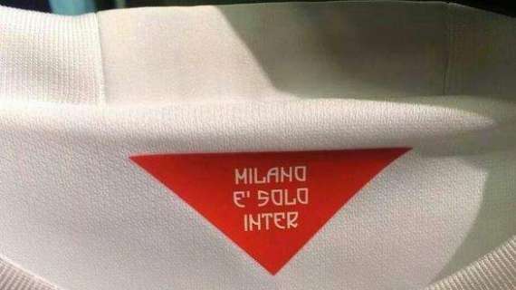 FOTO - "Milano è solo Inter". Il dettaglio della divisa