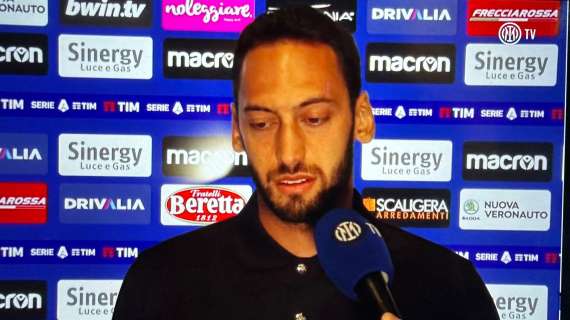 Calhanoglu a ITV: "I nostri tifosi pensano già alla Champions, ma oggi testa al campionato e a risalire"