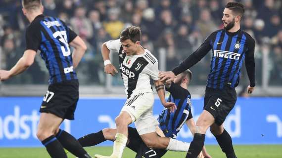 Juventus-Inter - L'Inter sviluppa gioco sulle fasce, il pressing Juve vince nel 2°T