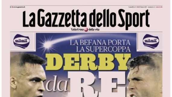 Prima GdS - Derby da Re: la Befana porta la Supercoppa 