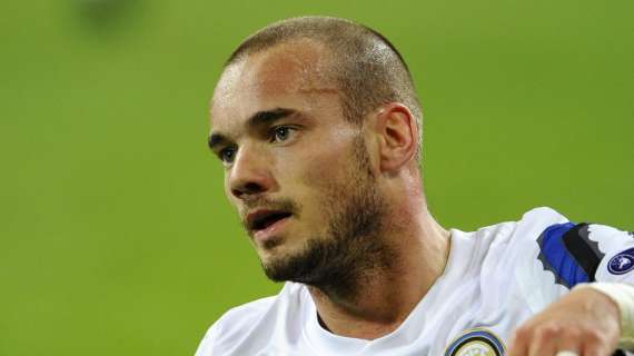 Sneijder a San Siro al fianco della sua Inter