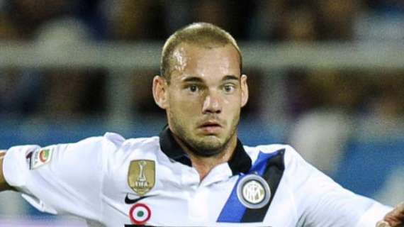 Sneijder spettatore di lusso (da casa) dell'Ajax