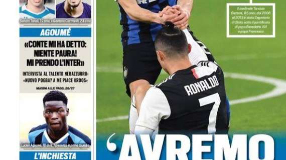 Prima pagina TS - Parla Agoume: "Mi prendo l'Inter. Nuovo Pogba? A me piace Kroos"
