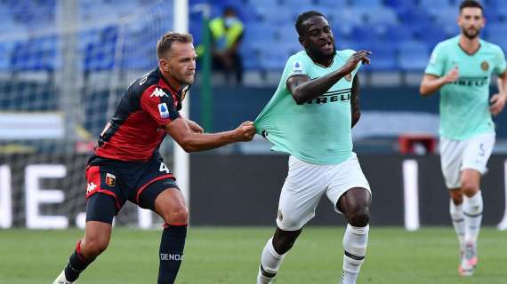 Genoa-Inter - Moses e Lukaku verticalizzano il buon palleggio. Borja e Sanchez lo rendono più imprevedibile