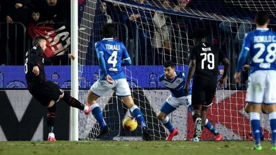 Il Milan vince ancora: Rebic di nuovo decisivo, battuto un ottimo Brescia