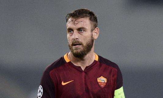 De Rossi, solo affaticamento: ci sarà con l'Inter