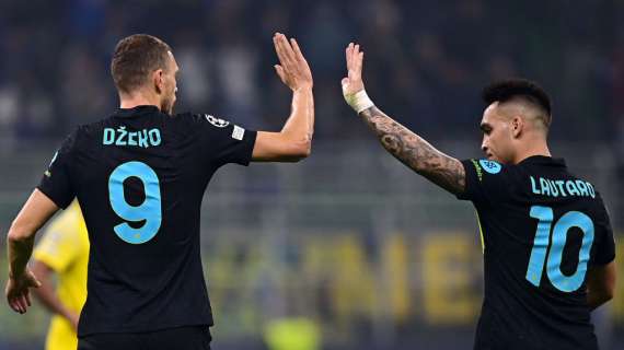 GdS - Dzeko e Lautaro a caccia del gol: i due stasera tornano in coppia