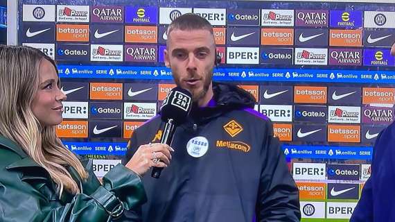 Fiorentina, De Gea a DAZN: "Oggi sarà un'altra partita rispetto a giovedì. L'Inter è una grandissima squadra"