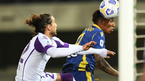 La Fiorentina si impone sul Verona (2-1): all'Hellas non basta la rete del nerazzurro Salcedo