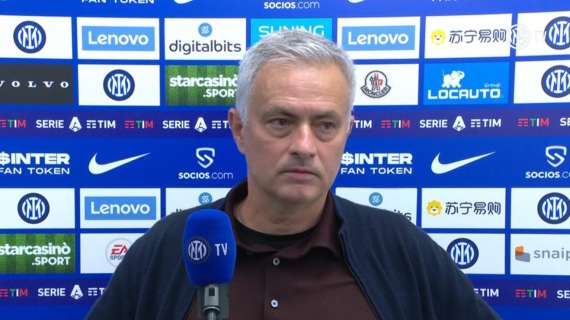Mourinho a ITV: "San Siro sempre emozionante. L'Inter vincerà lo scudetto, tifo per lei"
