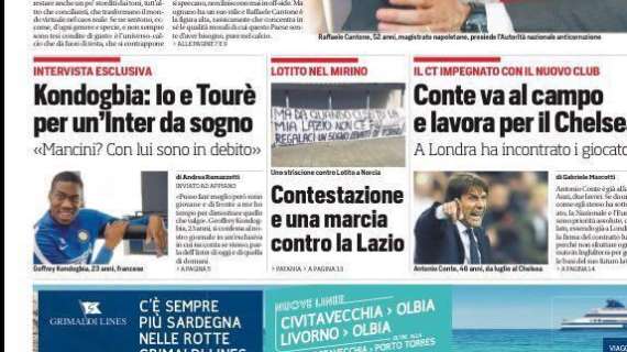 Prime pagine - Kondogbia: "Io e Touré per un'Inter da sogno". Thohir ordina: autofinanziamento. Icardi verso il record