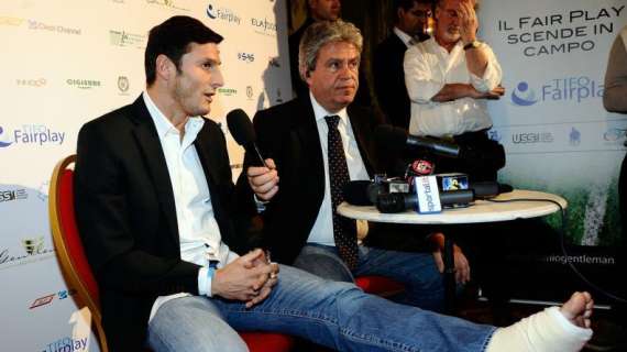 Zanetti a Interello: "Qui per Milito. Io sto meglio"