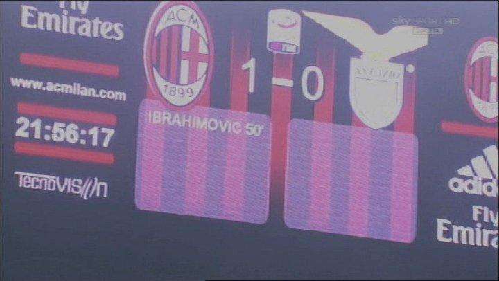 Incredibile Milan: il tabellone segna gol di Ibra!