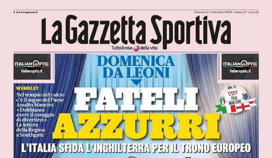 Prima GdS - Fateli Azzurri. L'Italia sfida l'Inghilterra per il trono europeo