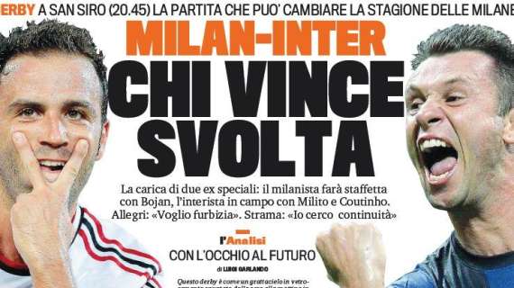 GdS - "Chi vince svolta". Pazzini, staffetta con Bojan