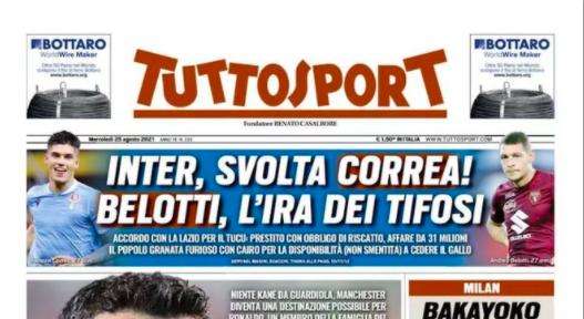 Prima TS - Inter, svolta Correa! Accordo con la Lazio per il Tucu